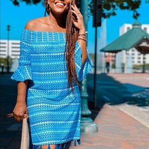 Cabana Life off the shoulder dress